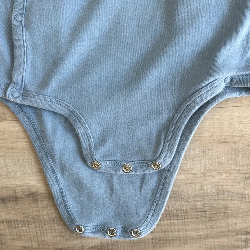 Ralph Lauren Long Sleeve Blue Bodysuit onesie romper 18M baby toddler infant